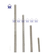 Stainless Steel Ruler In Inches & CM / Pembaris Besi / 铁尺 [ 6"/12"/18"/24/40"] (Double Sided)-Ready 