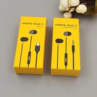 Realme Buds 3 Earphone In-Ear Wired Built-in Microphone 3.5MM Type C Earbuds Headset For Realme 10 1