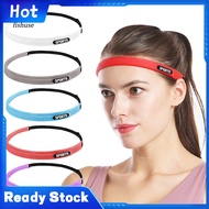 KDFH- Silicone Sweat Guard Headband Adjustable Sweat Headband Thin Silicone Sports Headband for Wome