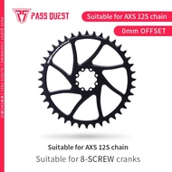 PASS QUEST SRAM Force 8 Nails (0mm offset) Round Narrow Wide Chainring