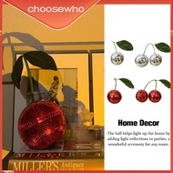 2 Cherry Disco Balls Decoration Modern Mushroom Kawaii Mirror ulated Glass Living Room Home Decor fo
