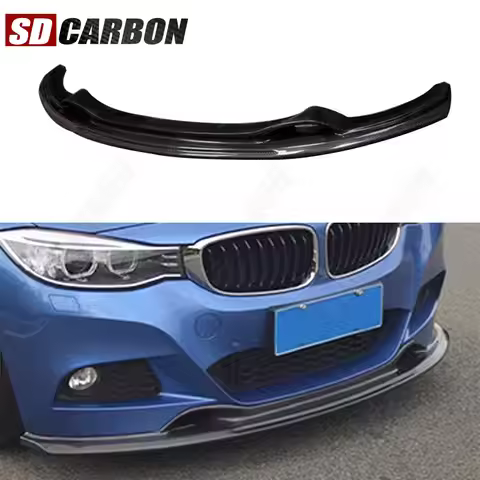 For BMW 3 GT Series F34 320i 330i 318i Carbon Fiber Car Front Bumper Diverter Spoiler Diffuser Front