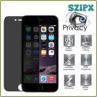 ปกป้องหน้าจอสำหรับป้องกันการสอดแนม SZIPX 2/4คลุมทั้งหมด iPhone 5 5S SE 2020 2023กระจกความเป็นส่วนตัวสำหรับ iPhone 6 6S 7 8 Plus กระจกเทมเปอร์ XOIQP