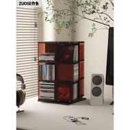 Desktop cd Disc Storage Box Rotatable cd Rack CD Display Rack Game CD Storage Rack Album Storage Cab