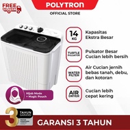 Mesin Cuci Polytron Primadona Giant 2 Tabung 14 Kg Pwm 1403X Terbaru