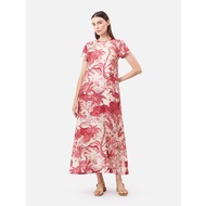 Sakuna A-Line Maxi Dress-Red