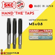 ORIGINAL SKC Brand HAND "THE" TAPS Thread tool Works 3 Pcs in 1 MADE IN JAPAN (M3 to M18)