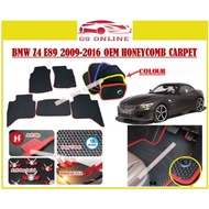BMW Z4 E89 2009 2011 2013 2015 OEM GSMAT CARPET CAR FLOOR MAT KARPET KERETA HONEYCOMB HONEY COMB RED