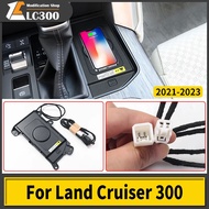 For Toyota Land Cruiser 300 2021 2022 Central Control Wireless Charger LC300 FJ300 Interior Accessor