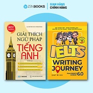 Sách - Combo Làm Chủ Tiếng Anh ( Giải Thích Ngữ Pháp Tiếng Anh + IELTS Writting Journey From Basic t