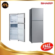 Sharp 280L 2 Door Refrigerator AG CU Nano Deodoriser Fridge SJ285MSS/ SJ286MSS