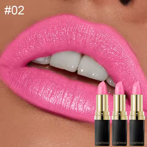Pearly Glitter Velvet Lipstick,Metallic,Waterproof,Long-lasting,Shimmer,Diamond Lipstick,Glitter Lip