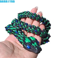 BARR1YRB 3D Printed Snake, Simulated Eye Snake Baby 3D Printed Diceratops Snake, Realistic Ornament 