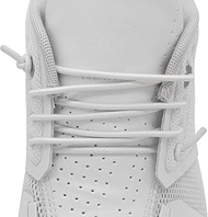 1/10" (2.5mm) Elastic Thin Shoe Laces, Stretchy Round Bungee Shoelaces Replacement Speed Laces for O