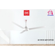KDK K15VO(WH/PBR) 60" REGULATOR CEILING FAN WHITE / BROWN / KDK K12VO(WH) 48" JUNIOR FAN WHITE KIPAS