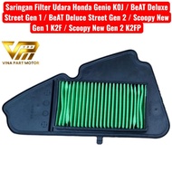 HONDA Air Filter Genio K0JHONDA NewBEAT streetdeluxe K1A K1AL Scoopy New K2F K2FP
