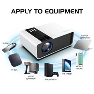 new COD 10 Years Warranty  6000 lumens G86 Projector FULL HD 1080P Android Mini Projector WIFI LCD Led A80 Protable Proj