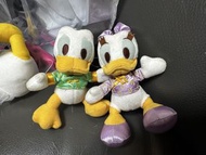 實物如圖 中古 迪士尼 唐老鴨 黛絲 情侶 公仔 掛件