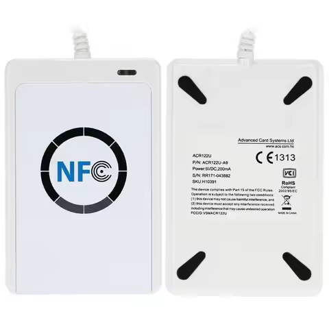 5YOA USB ACR122U Contactless Smart Card ACR-122U Access Card Copy Reader IC Property Elevator Decryp