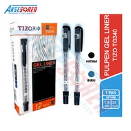 Pulpen Gel Liner Tizo 1 Pack [TG340/1.0 mm] / Pulpen 1 Pack Tizo / Pulpen Gel 1 Pack / Bolpoin Tizo 