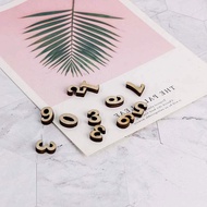 Durable And Sturdy Wooden Numbers For DIY Projects Wooden Numbers Embellishments Handmade Crafts