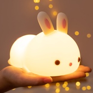 One Fire Cute Bunny Kids Night Light,Bunny Lamp Girl Birthday Women Teenage Girls Squishy Bunny Nigh