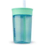Owala Children Without BPA Plastic Cup With Spill-Proof Flexible Straws, Easy to Clean, Children's W