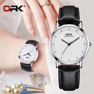 OPK G Shock นาฬิกาข้อมือผู้หญิงรุ่นใหม่ปี2021นาฬิกาควอตซ์หนังเรียบกันน้ำสไตล์เกาหลีของแท้สำหรับวัยรุ่น