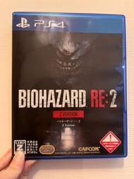 PS4遊戲片/惡靈古堡Biohazard RE:2/日文版/便宜出清