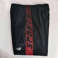 Black and red shorts V3, lightweight and comfortable