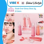 Etude Over Glowy Gloss 3g, 6 Colors