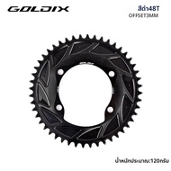 GOLDIX 110BCD ห่วงโซ่จักรยาน 3 มม.AERO 110BCD 4-Bolt Sprocket สําหรับ SHIMANO R7000 R7100 R8100 R920