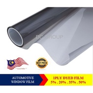 [READY STOCK] 1Ply Dyed Film High Performance Window Film (5 ft x 100 ft)