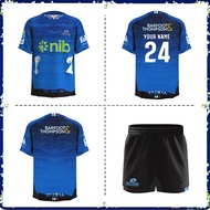 New Arrival Summer Blues Super Rugby Home Jersey 2024 Rugby Jersey Training Jersey BLUES Jersey Mens size S--3XL--5XL
