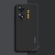 OPPO A98 5G FULL BLACK SOFTCASE SILICONE PRO CAMERA