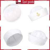 XI Unisex Adult Yacht Boat Ship Sailor Captain Hat Costume Hat Cap Navy Style Marine Admiral Embroid