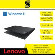 LENOVO LEGION PRO 7 (16IRX8H-82WQ00B7MJ) GAMING LAPTOP (16" IPS 240HZ/I9-13900HX/32GB RAM/1TB SSD/ R