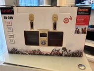 SDRD karaoke bluetooth/USB/BT/TF speaker (but microphones has some problem) 