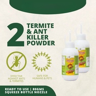MAPECON GREENOVATIONS F3 Termite and Ant Killer Powder 80 GRAMS — BUNDLE OF 2