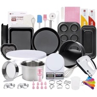 Set Alat Pembakar untuk Pemula, Acuan Kek Kegunaan Rumah, Perkakas Ketuhar Lengkap, Kit Pembakar, Pe