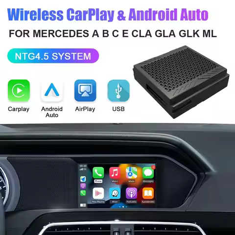 Wireless Carplay Suitable For Mercedes Benz A B C E CLA GLA GLK ML Sprinter NTG4.5 Becker Module And