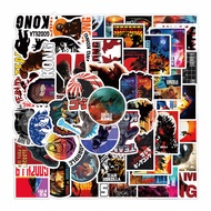 50 pcs Godzilla vs Kong Si-Fi Movie Waterproof PVC Stickers