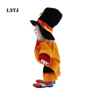 [Lstjj] 18cm Porcelain Clown Doll with Beautiful Outfit and Ceramic , Gift for Clown Lover  Collecto