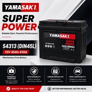 YAMASAKI DIN45L 54313 MF CAR BATTERY BATERI KERETA TOYOTA COROLLA CROSS