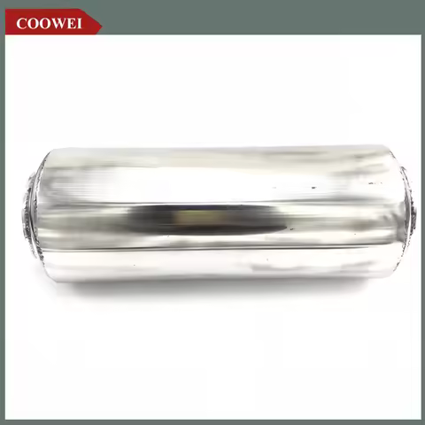 Universal 51mm 63mm 76mm modified Stainless steel exhaust pipe Automobile Exhaust muffler Spiral exh