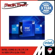 INTEL CORE CPU 14TH GEN I3/I5/I7 LGA1700 DESKTOP PROCESSOR 14100/14400/14500/14600/14700/F/K/KF