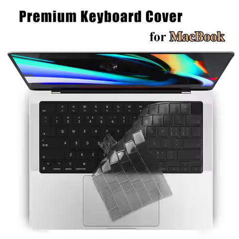 Premium Keyboard Cover For Apple MacBook Pro 14 16 inch (M1-M4 Models) and MacBook Air 13 15 inch (M