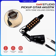 TaffSTUDIO Acoustic Guitar Pickup With Tone Volume Control - P-011