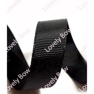 Grosgrain Ribbon Striped Pattern Black (1 Roll) Black Ribbon
