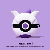 For Airpods Pro 3 Case,Pokemon Ball Mewtwo 3D Anime Shockproof Earphone Cover for Airpods 4 Case/Air